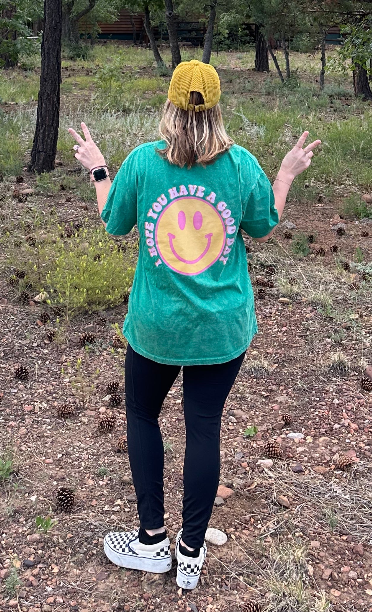 I hope you have a good day oversized tee
