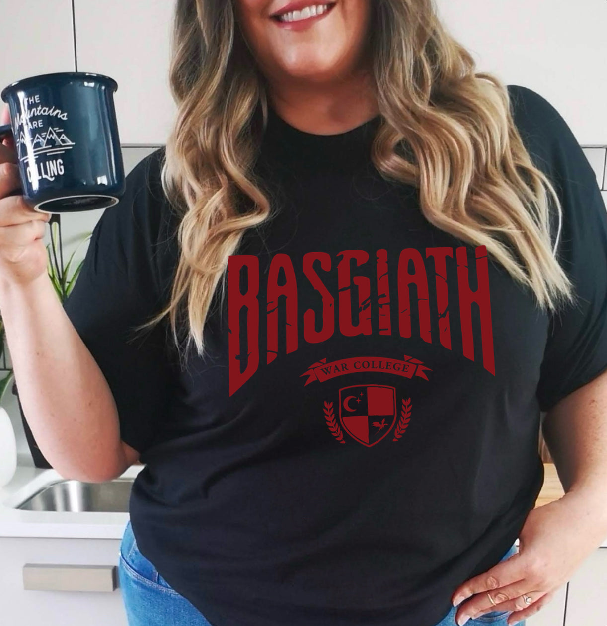Basgiath black tee