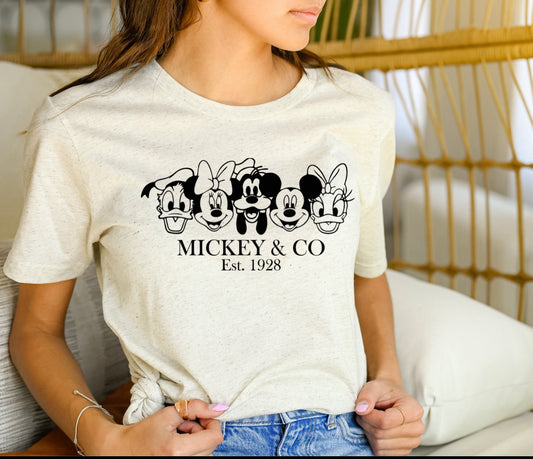 Mouse & Co classic oatmeal tee