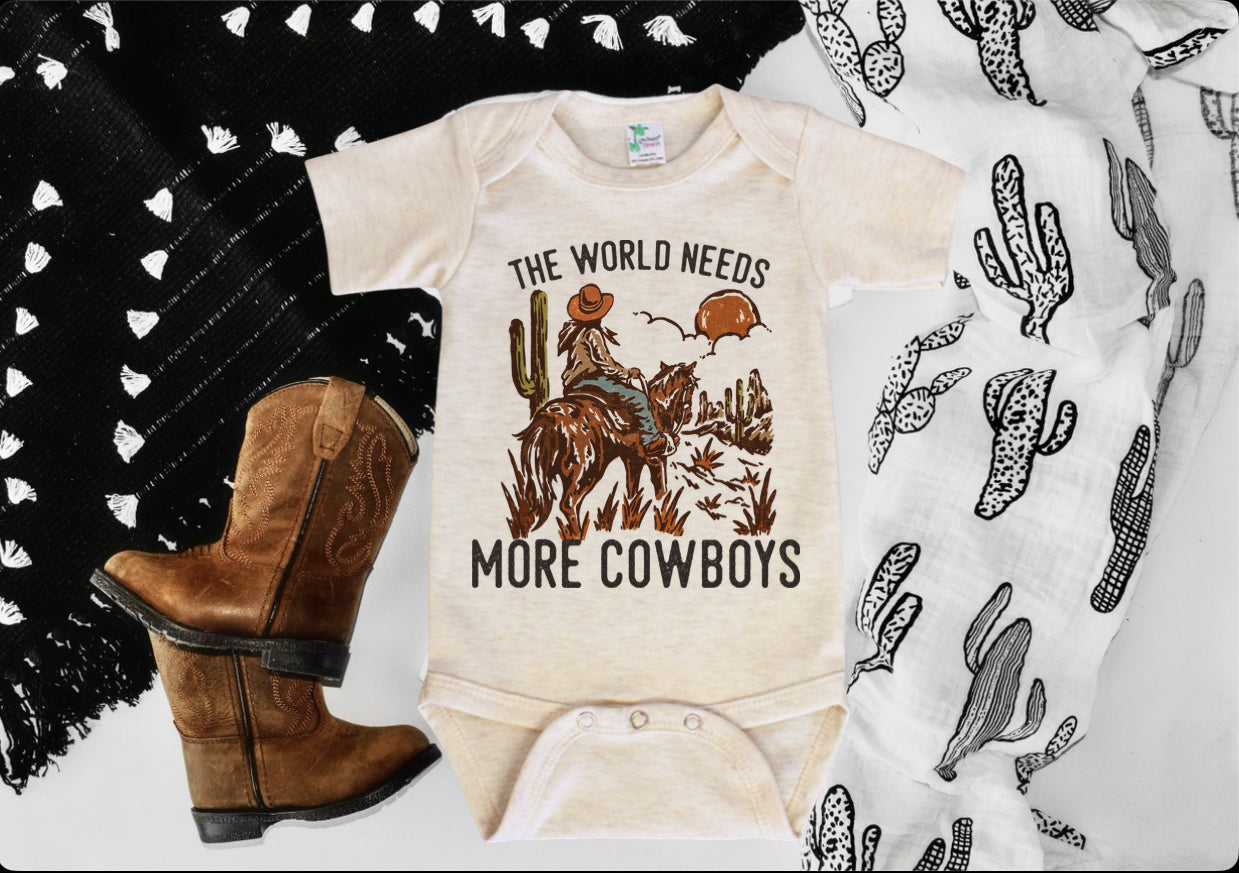 The world needs more cowboys (baby)