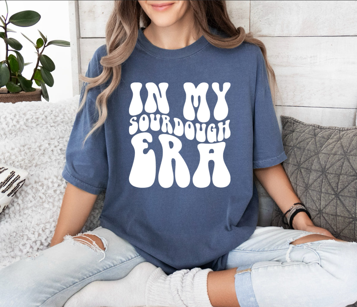 Sourdough Era Denim blue unisex comfort colors tee