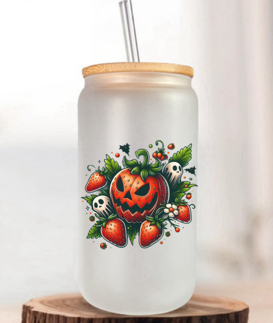 Summerween pumpkin berry and ghost cup