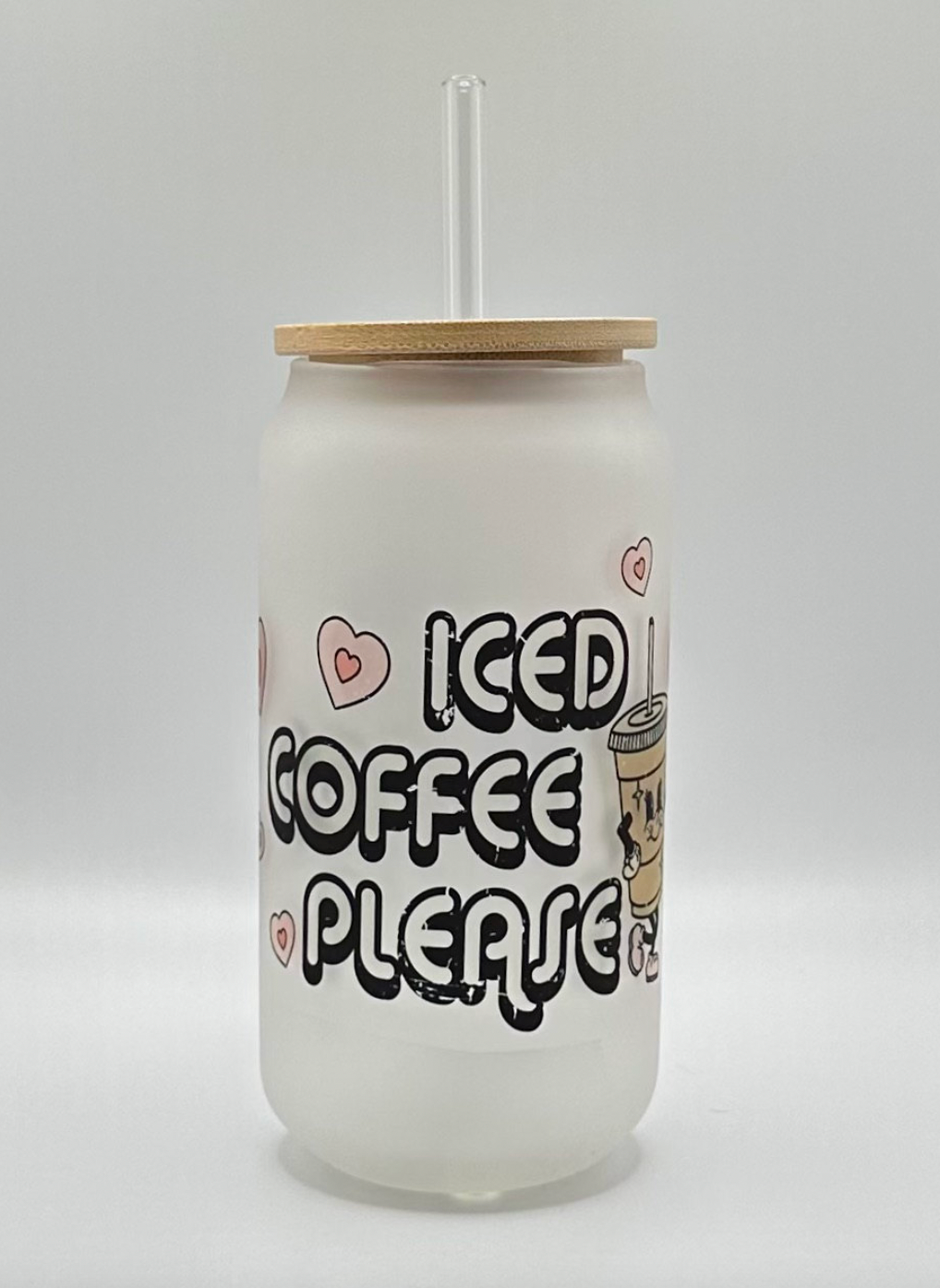 Iced coffee please cup