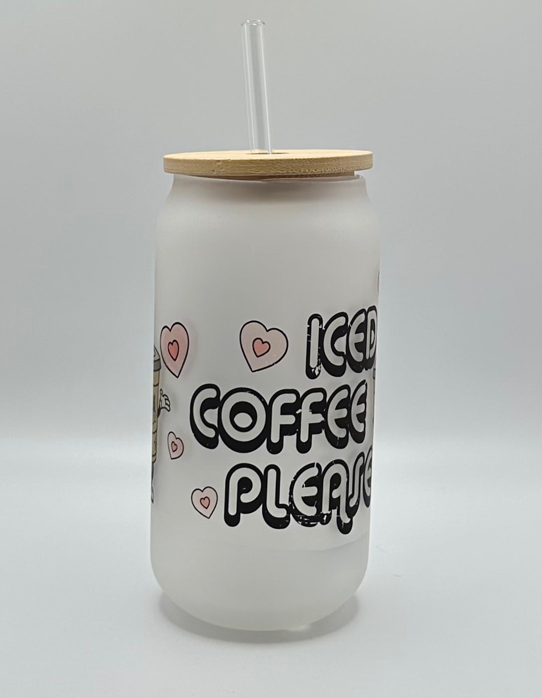 Iced coffee please cup