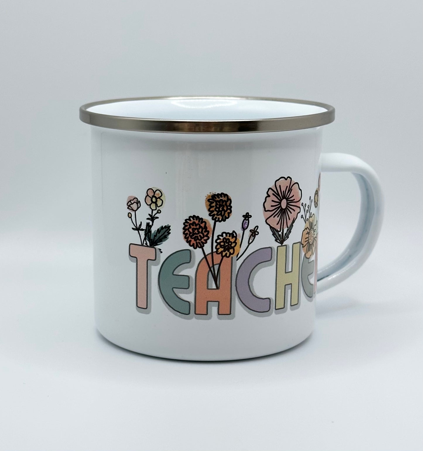 Teacher flower mug