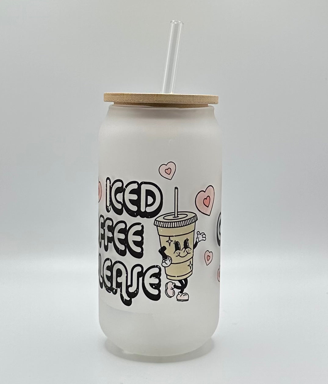 Iced coffee please cup