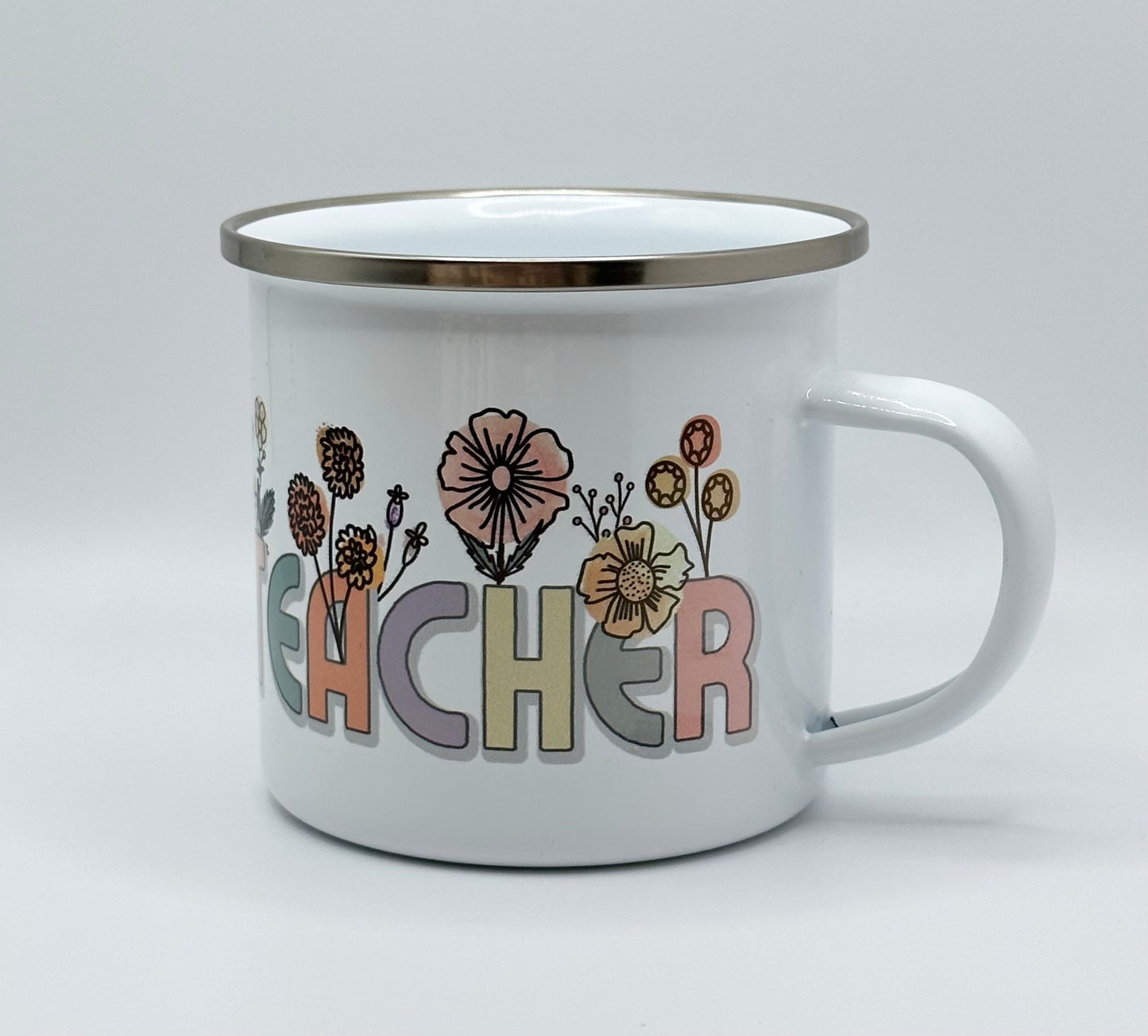 Teacher flower mug